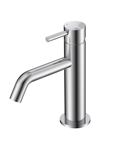 DeRicci DE0321-CP Pin-Lever Basin Mixer - Chrome