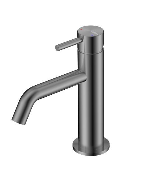 DeRicci DE0321-GM Pin-Lever Basin Mixer - Gunmetal
