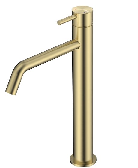 DeRicci DE0326-BB Tall Pin-Lever Basin Mixer – Brushed Brass