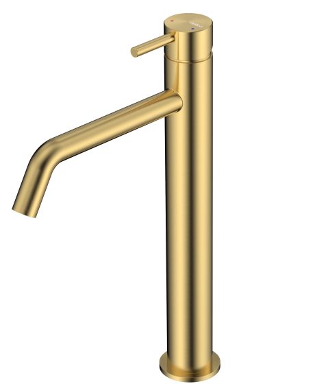 DeRicci DE0326-BG Tall Pin-Lever Basin Mixer – Brushed Gold