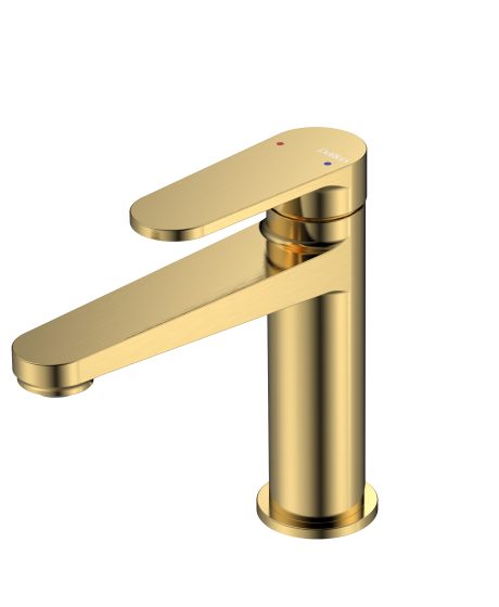 DeRicci DE0421-BG Single-Lever Basin Mixer Brushed Gold