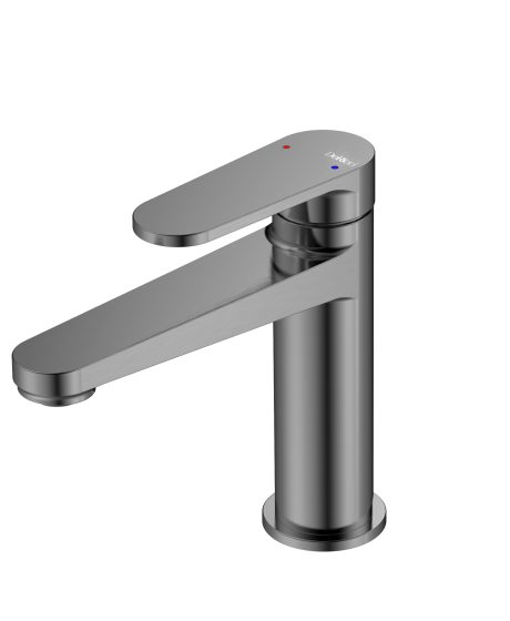 DeRicci DE0421-GM Single-Lever Basin Mixer Gunmetal