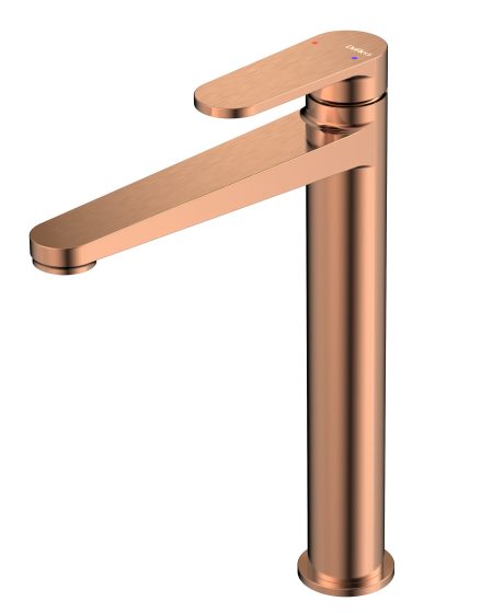 DeRicci DE0426-BRG Tall Single-Lever Basin Mixer Brushed Rose Gold