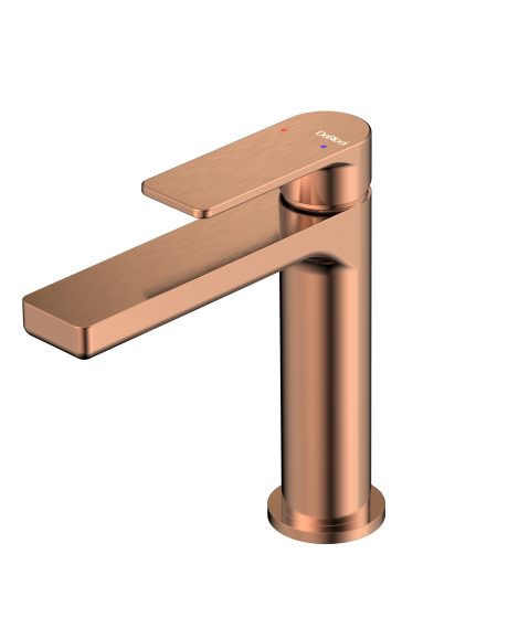DeRicci DE82501-BRG Architectural Basin Mixer Brushed Rose Gold