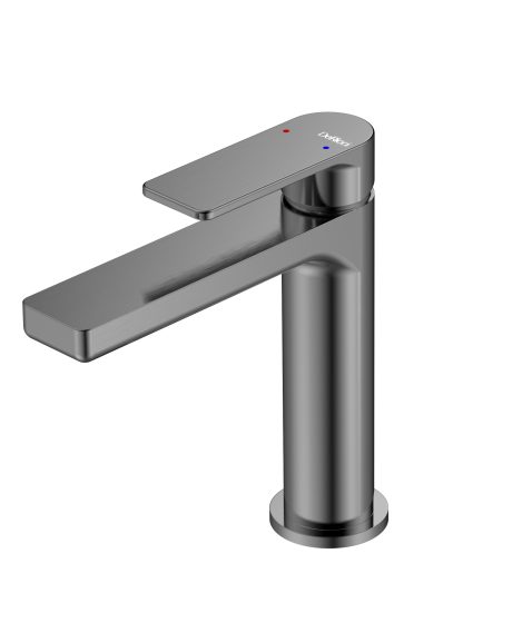 DeRicci DE82501-GM Architectural Basin Mixer Gunmetal