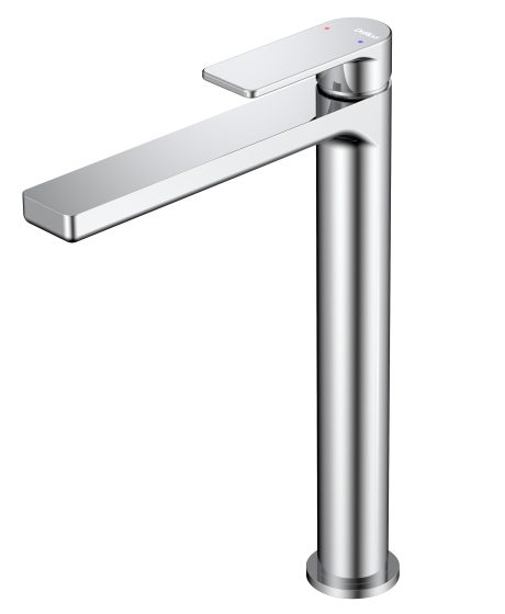 DeRicci DE82506-CP Tall Architectural Basin Mixer Chrome