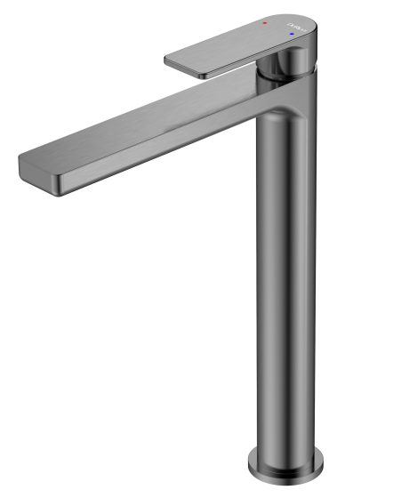 DeRicci DE82506-GM Tall Architectural Basin Mixer Gunmetal