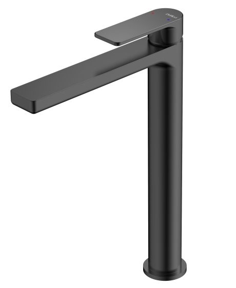 DeRicci DE82506-MB Tall Architectural Basin Mixer Matte Black