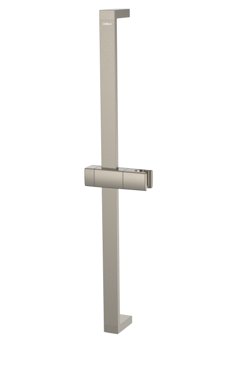 DeRicci Square Sliding Shower Rail DE-0809-BN – Brushed Nickel