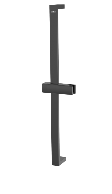 DeRicci Square Sliding Shower Rail DE-0809-MG – Dark Gunmetal