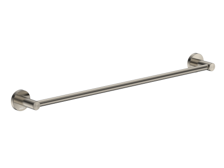 DeRicci Extended Single Towel Rail DE-1224-BN – Brushed Nickel