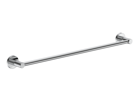 DeRicci Extended Single Towel Rail DE-1224-CP – Polished Chrome