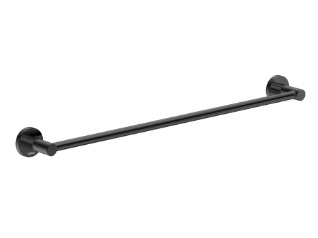 DeRicci Extended Single Towel Rail DE-1224-PB – Polished Black