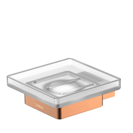 DeRicci Wall-Mounted Soap Holder DE-5685F-BRG – Brushed Rose Gold