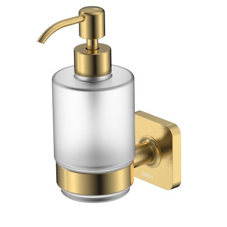 DeRicci Wall-Mounted Soap Dispenser DE-6781-BG – Brushed Gold