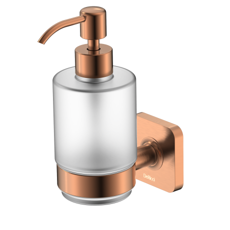 DeRicci Wall-Mounted Soap Dispenser DE-6781-BRG – Brushed Rose Gold