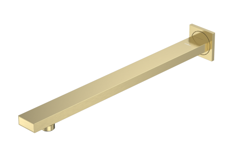 DeRicci Wall-Mounted Square Bath Spout DE-803S-BB – Brushed Brass