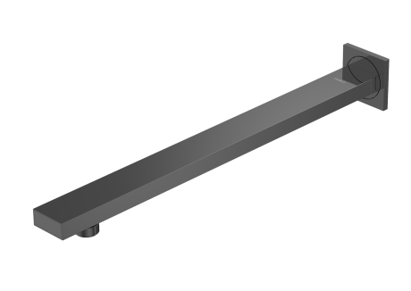 DeRicci Wall-Mounted Square Bath Spout DE-803S-PB – Polished Black