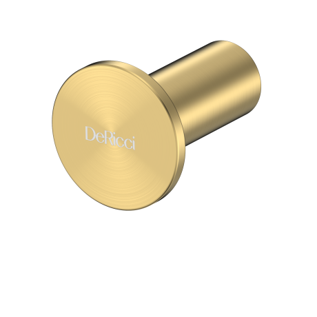 DeRicci Round Robe Hook DE-8096-1-BG – Brushed Gold