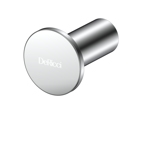 DeRicci Round Robe Hook DE-8096-1-CP – Polished Chrome