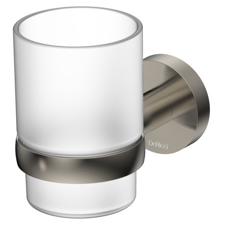 DeRicci Wall-Mounted Tumbler Holder DE-8121-BN – Brushed Nickel