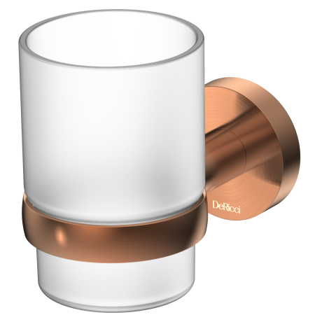 DeRicci Wall-Mounted Tumbler Holder DE-8121-BRG – Brushed Rose Gold