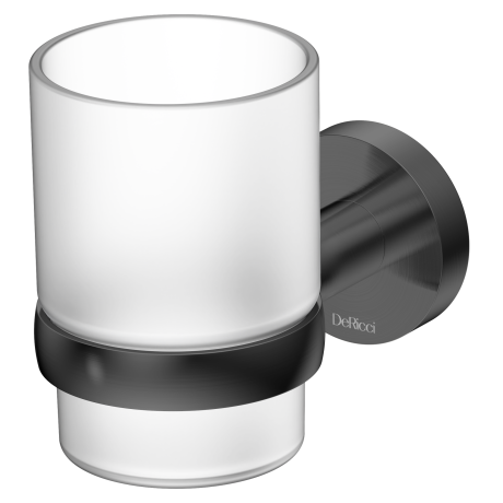 DeRicci Wall-Mounted Tumbler Holder DE-8121-MG – Dark Gunmetal
