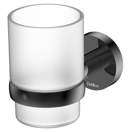 DeRicci Wall-Mounted Tumbler Holder DE-8121-PB – Polished Black