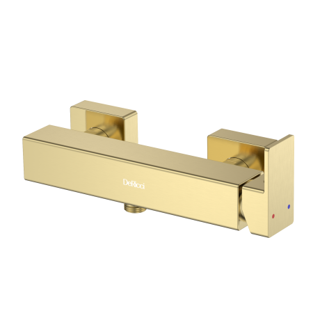 DeRicci Square Exposed Manual Shower Mixer DE-81902-BB – Brushed Brass