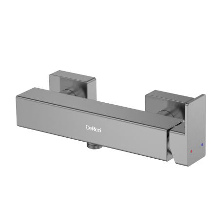 DeRicci Square Exposed Manual Shower Mixer DE-81902-GM – Gunmetal