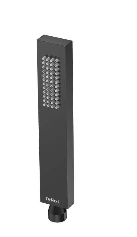 DeRicci Square Stick Hand Shower DE-H01012-PB – Polished Black