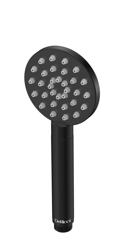 DeRicci Slimline Round Hand Shower DE-H7350-MB – Matte Black