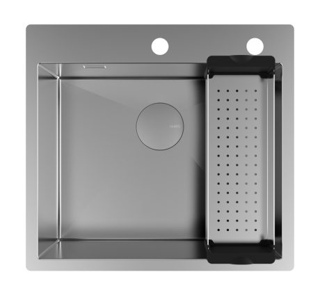 DeRicci HMS5040R6 Professional Series Kitchen Sink - Stainless Steel 55x50.5x21cm