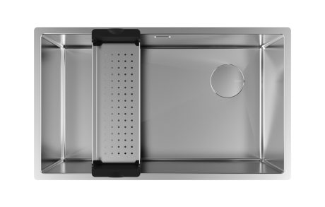 DeRicci HMS7040R10SS Professional Series Kitchen Sink - Stainless Steel 74x44x22