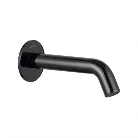 DeRicci Wall-Mounted Round Bath Inlet DE-0324-PB – Polished Black