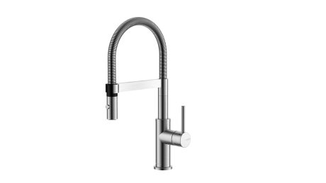 DeRicci Professional Spring Kitchen Mixer DE-2101-BN – Brushed Nickel