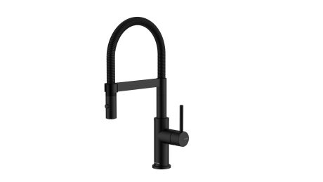 DeRicci Professional Spring Kitchen Mixer DE-2101-MB – Matte Black