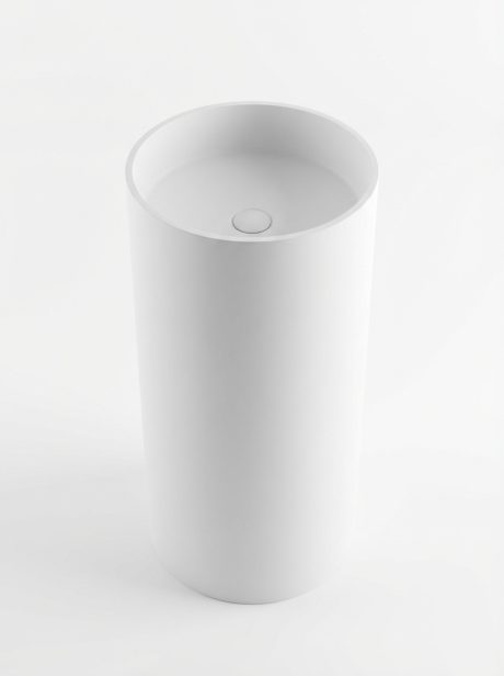 DeRicci Michelangelo Tapered Freestanding Basin DE-6602 (400mm) – Gloss White