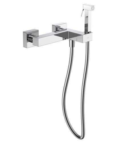 DeRicci DE-12056SS Modern Square Hot/Cold Bidet Sprayer
