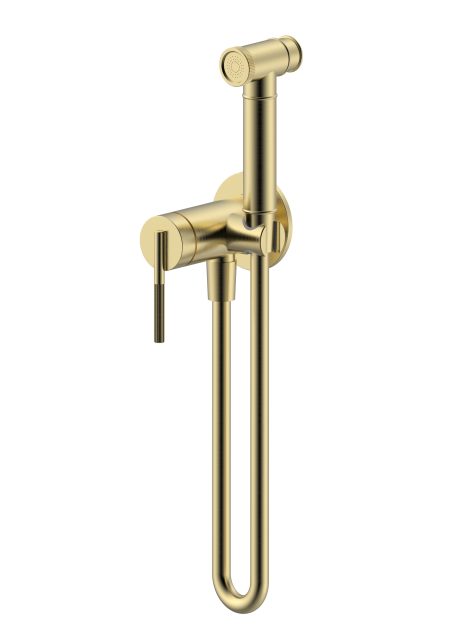 DeRicci Bidet Trigger Spray Mixer DED217 - Brushed Brass