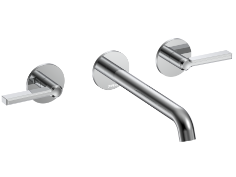 DeRicci Minimalist 3-Hole Wall-Mounted Basin Mixer DE-W0333